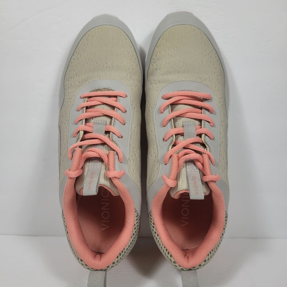 Vionic Jojo Ombre Grey Peach Running Shoes Women Size 9 - Picture 7 of 9